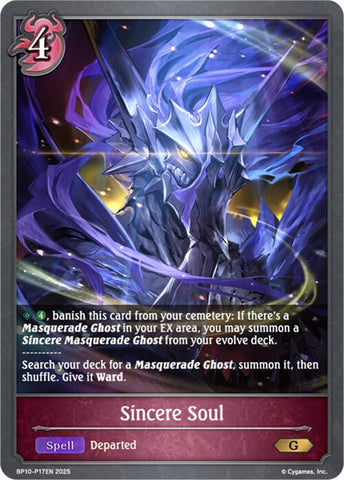 Sincere Soul - P17 (Foil) [BP10]