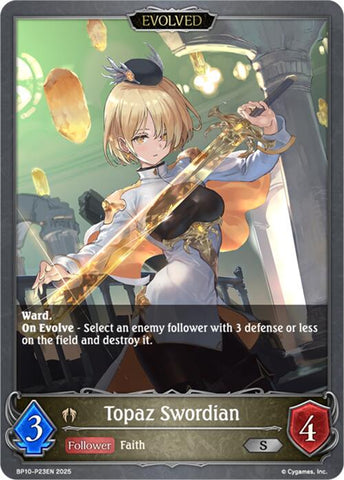 Topaz Swordian (Evolved) - P23 (Foil) [BP10]