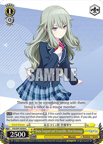 Sharp-Tongued and Unsociable, Nene Kusanagi