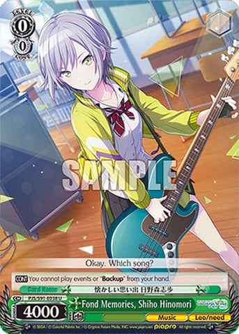 Fond Memories, Shiho Hinomori