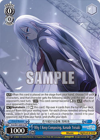 Why I Keep Composing, Kanade Yoisaki (SR)