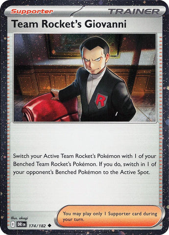 Team Rocket's Giovanni (Cosmos Holo) [MCAP - 174/182]