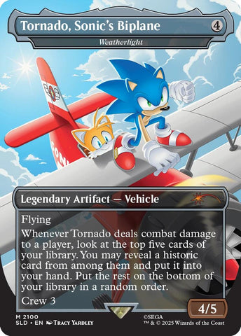 Tornado, Sonic's Biplane - Weatherlight [SLD - 2100]