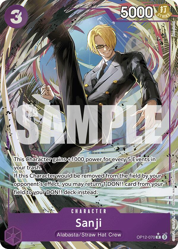 Sanji (070) (Alternate Art) [OP12 - OP12-070]