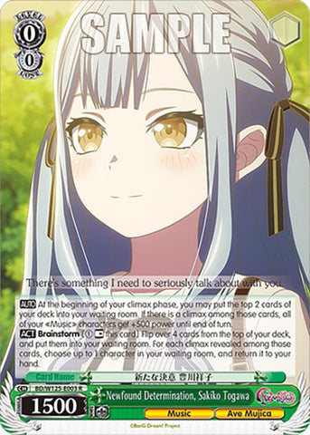 Newfound Determination, Sakiko Togawa