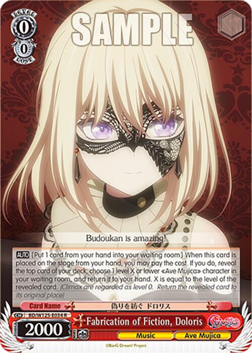 Fabrication of Fiction, Doloris