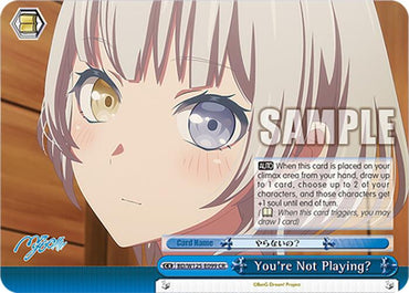 You're Not Playing? [BD - BD/W125-E099 CR]