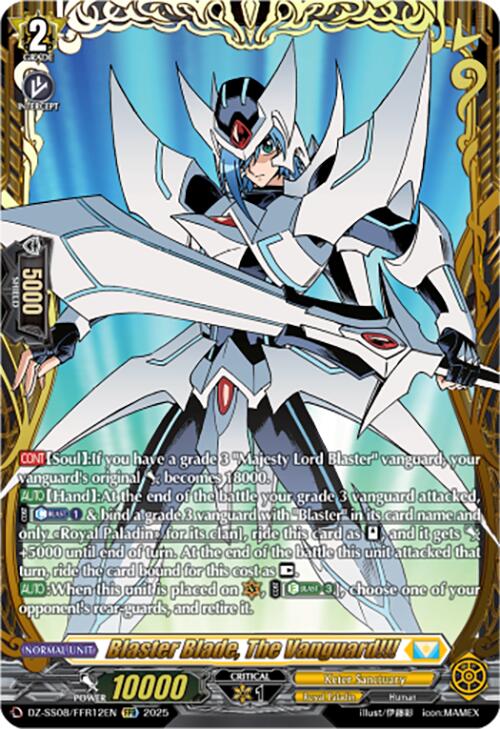Blaster Blade, The Vanguard!!! (FFR) [DZ-SS08 - DZ-SS08/FFR12EN]