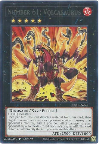 Number 61: Volcasaurus [JUSH - JUSH-EN043]