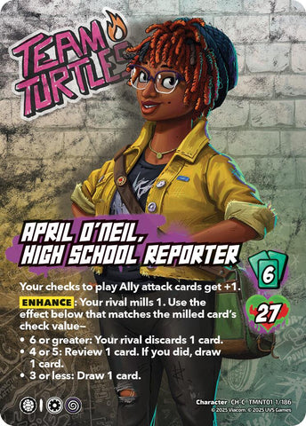 April O'Neil, High School Reporter