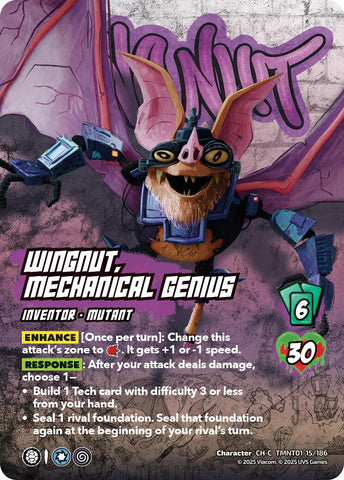 Wingnut, Mechanical Genius
