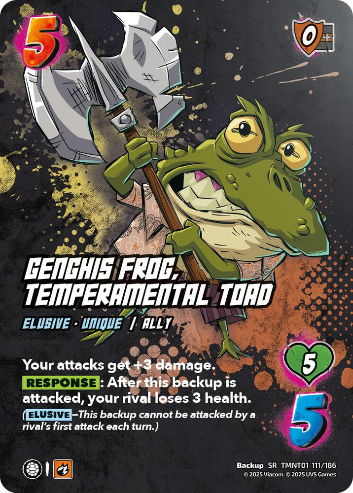 Genghis Frog, Temperamental Toad