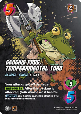 Genghis Frog, Temperamental Toad