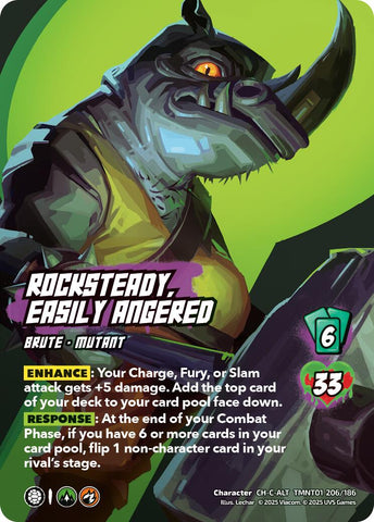 Rocksteady, Easily Angered (Alternate Art)
