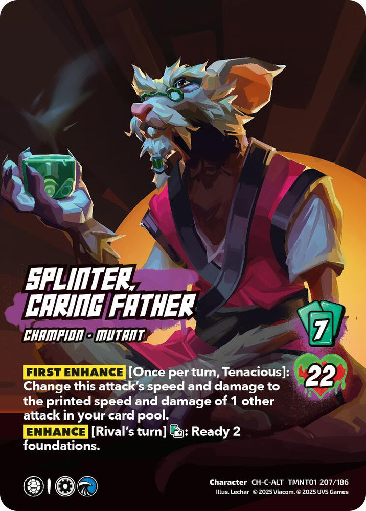 Splinter, Caring Father (Alternate Art)