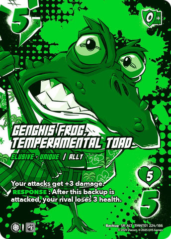 Genghis Frog, Temperamental Toad (Alternate Art)