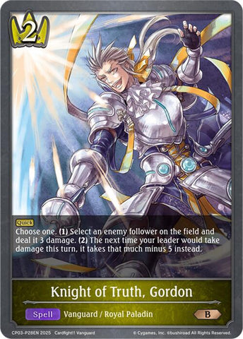 Knight of Truth, Gordon - P28EN (Foil)