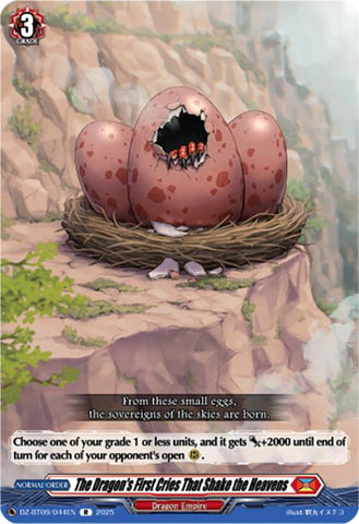 The Dragon's First Cries That Shake the Heavens