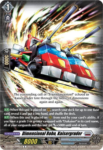Dimensional Robo, Kaisergrader