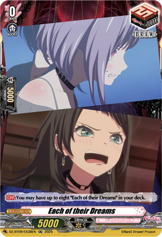 Each of their Dreams (EXC) (DZ-BT09/EX38EN)