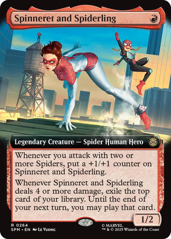 Spinneret and Spiderling (Extended Art)