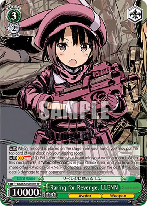 Raring for Revenge, LLENN