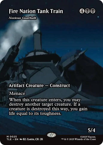 Fire Nation Tank Train - Noxious Gearhulk (Borderless)