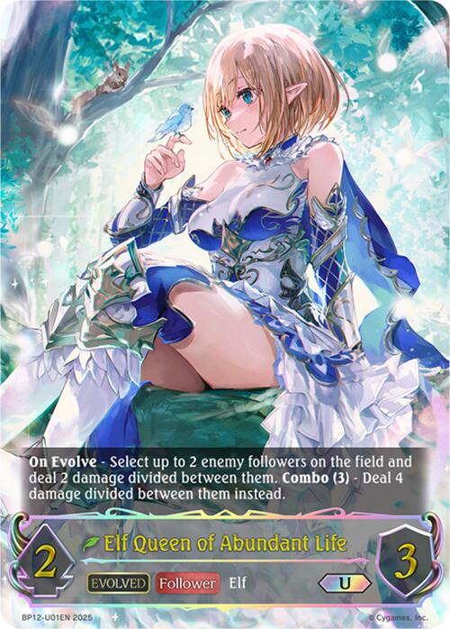 Elf Queen of Abundant Life (Evolved) (U)