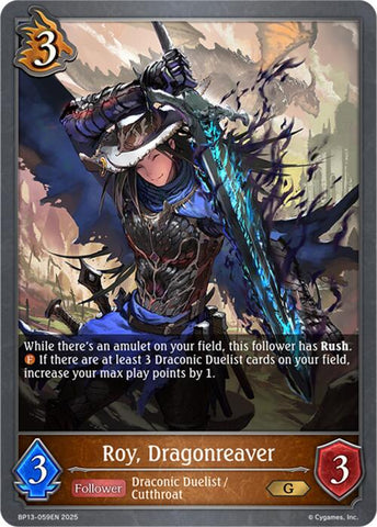 Roy, Dragonreaver