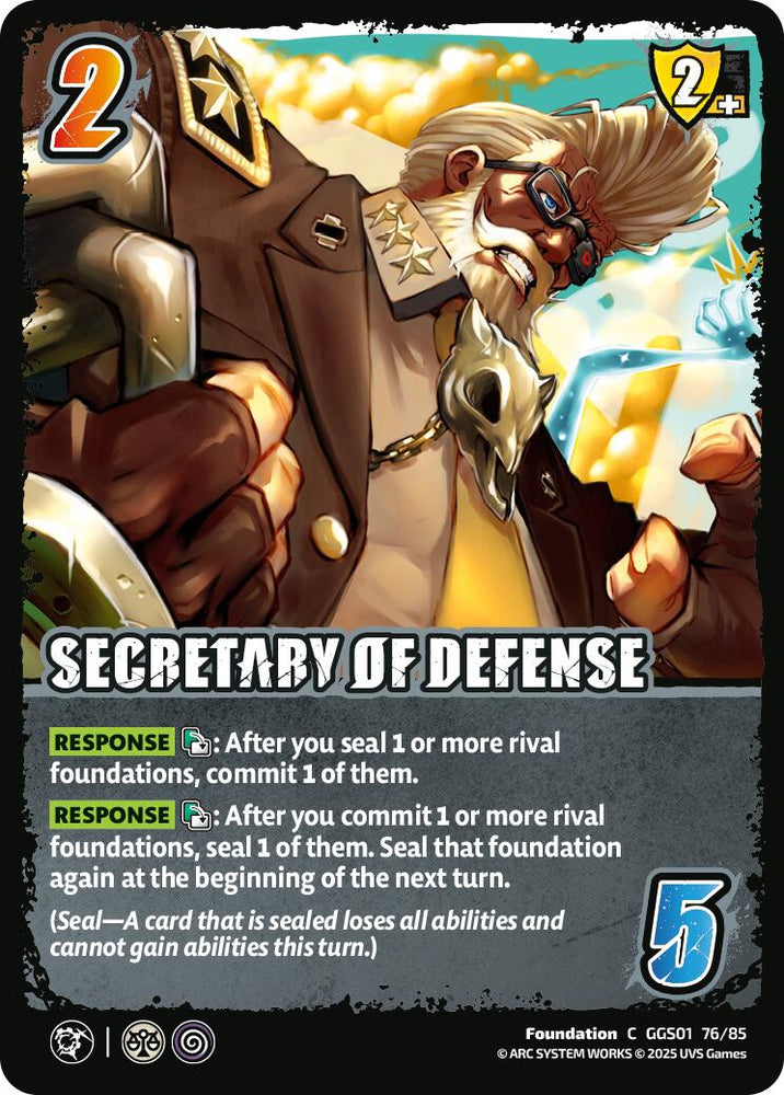 SECRETARY OF DEFENSE