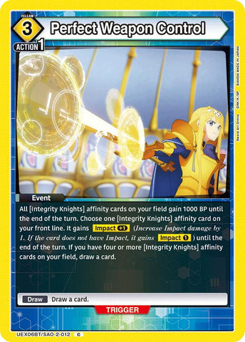 Perfect Weapon Control