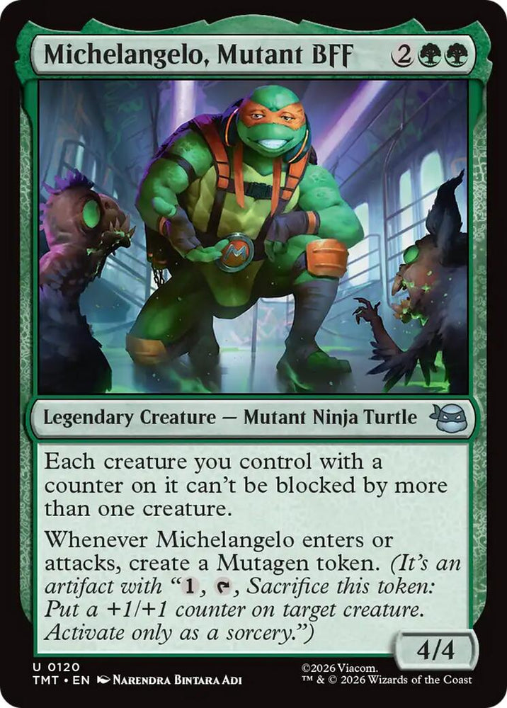 Michelangelo, Mutant BFF